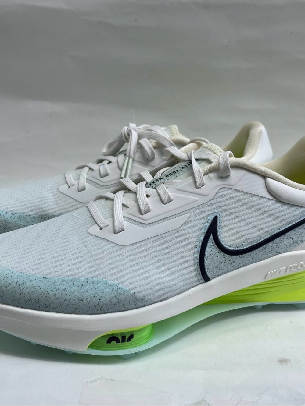 Brand new Ike React Air Zoom Infinity Tour Next Golf Shoes DC5221-131 Sail Green